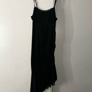 Wild Fable Black Asymmetrical Dress